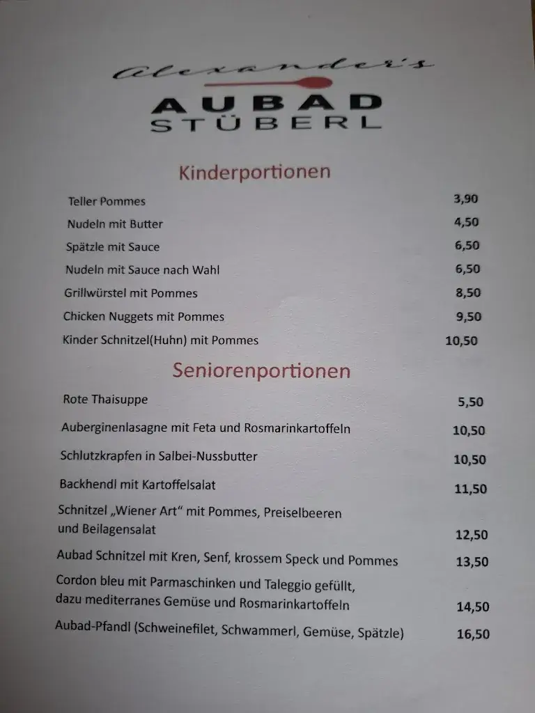 Menu_Alexander's Aubadstüberl_Fieberbrunn_image_1