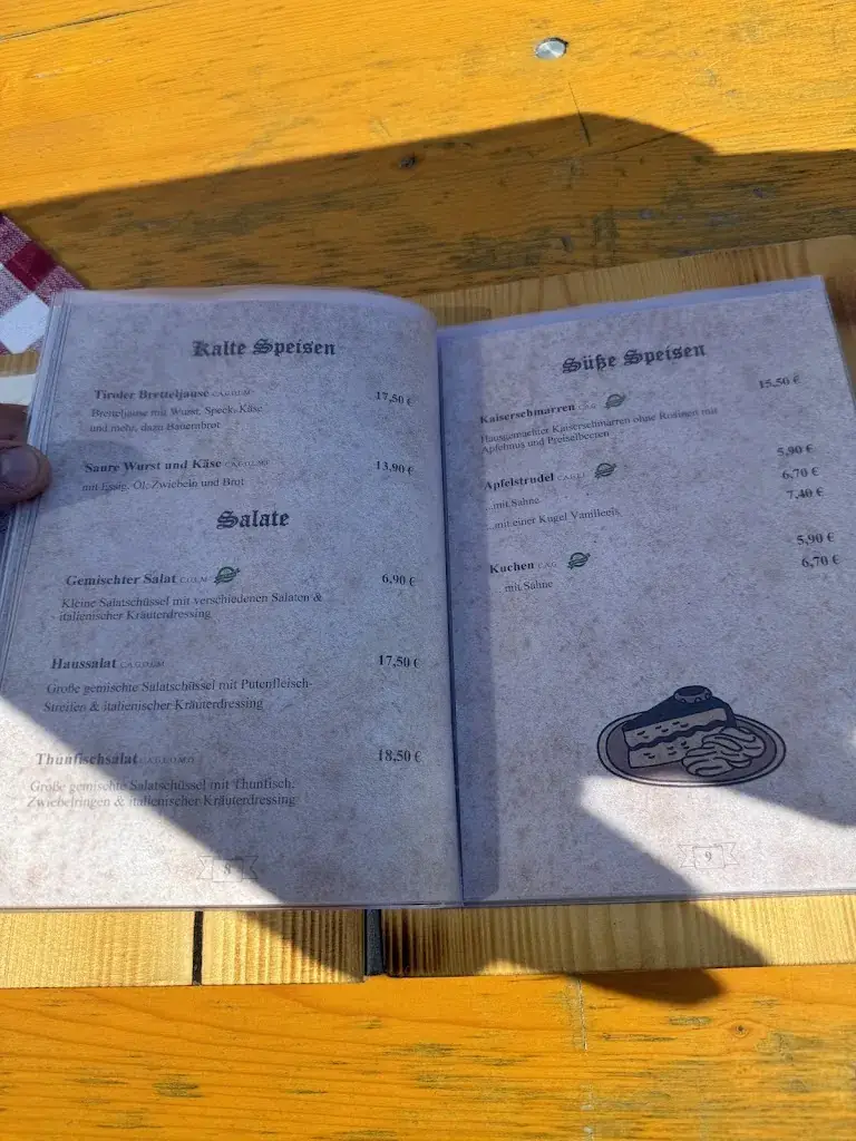 Menu_Alpengasthof Lärchfilzhochalm_Fieberbrunn_immagine_4