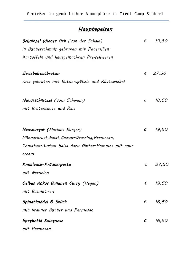 Menu_Tirol Camp Stüberl_Fieberbrunn_image_2