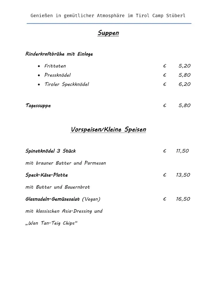 Menu_Tirol Camp Stüberl_Fieberbrunn_image_4