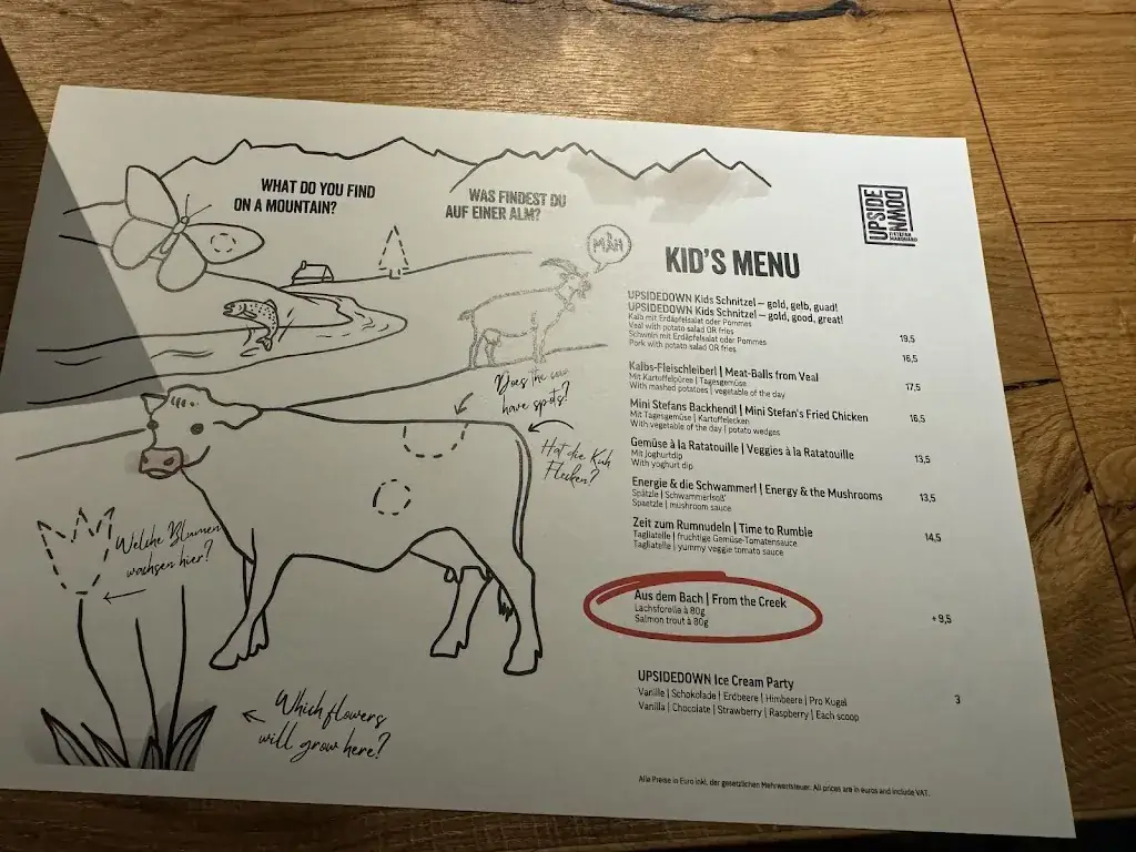 Menu_UpsideDown Bar & Restaurant_Fieberbrunn_immagine_2