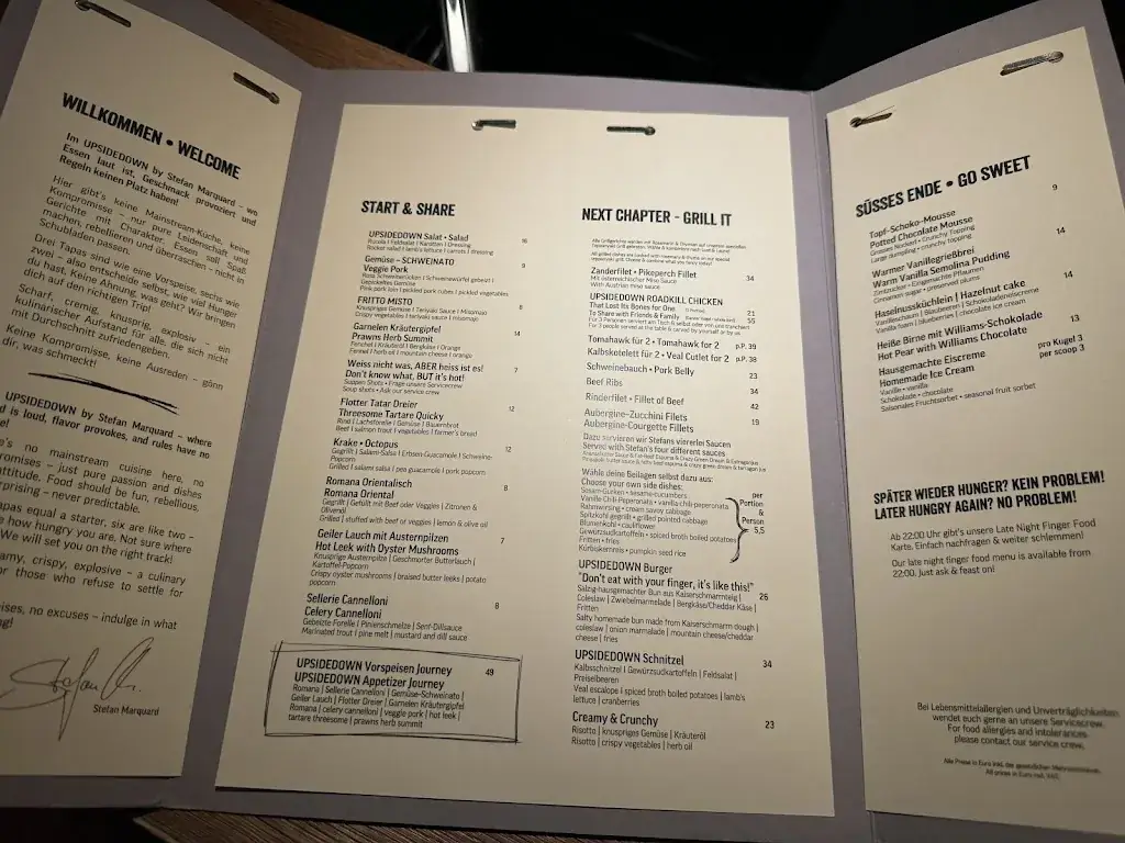 Menu_UpsideDown Bar & Restaurant_Fieberbrunn_immagine_4