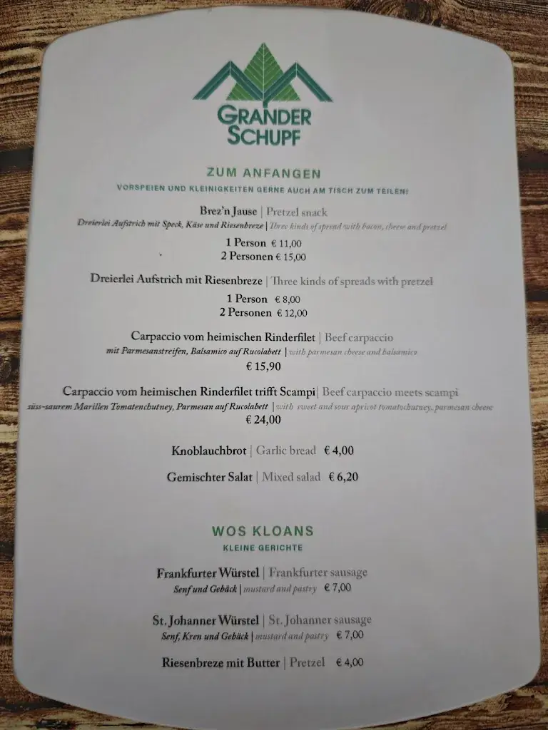 Menu_Berggasthaus Grander Schupf_Fieberbrunn_image_2