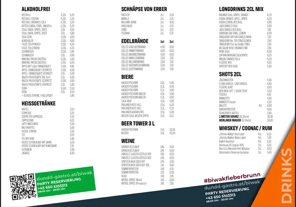 Menu_BIWAK Apres Ski & Restaurant_Fieberbrunn_image_2