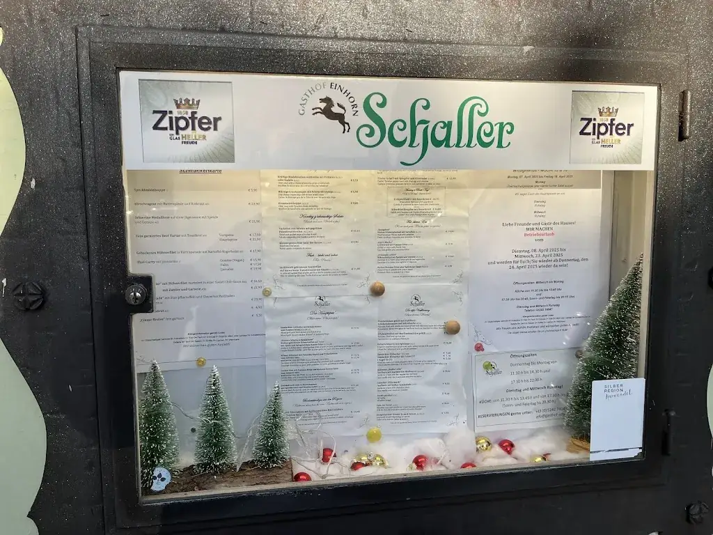 Menu_Gasthof Einhorn Schaller_Gallzein_image_1