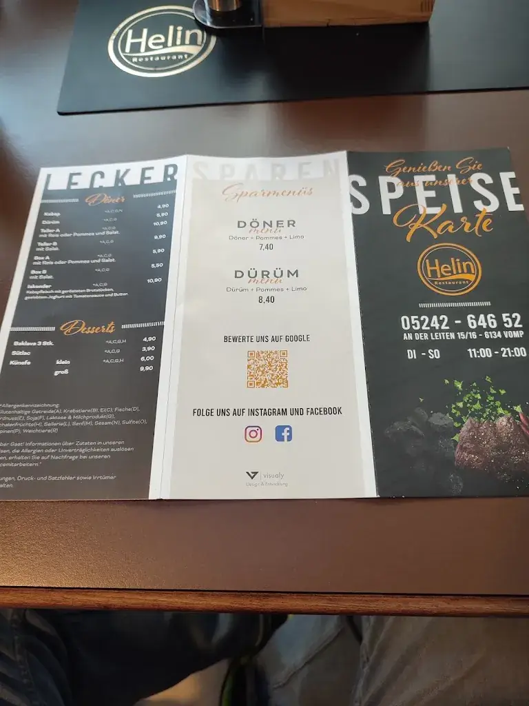 Menu_Restaurant Helin_Gallzein_immagine_2