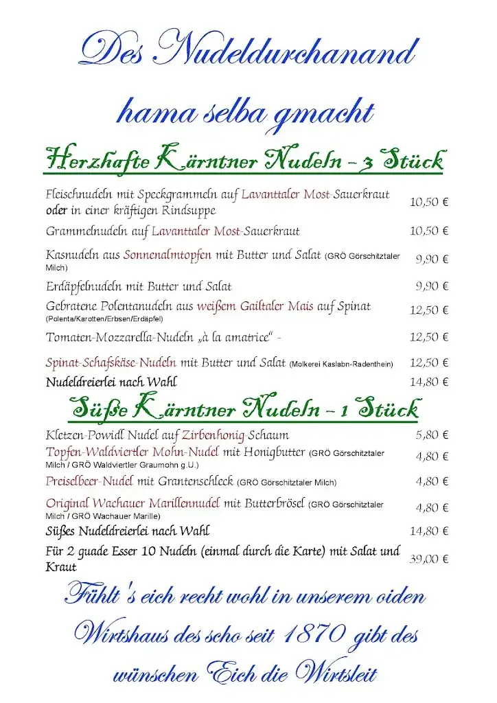 Menu_GenussRestaurant Staner im Landhaus Gritschacher_Baldramsdorf_image_1