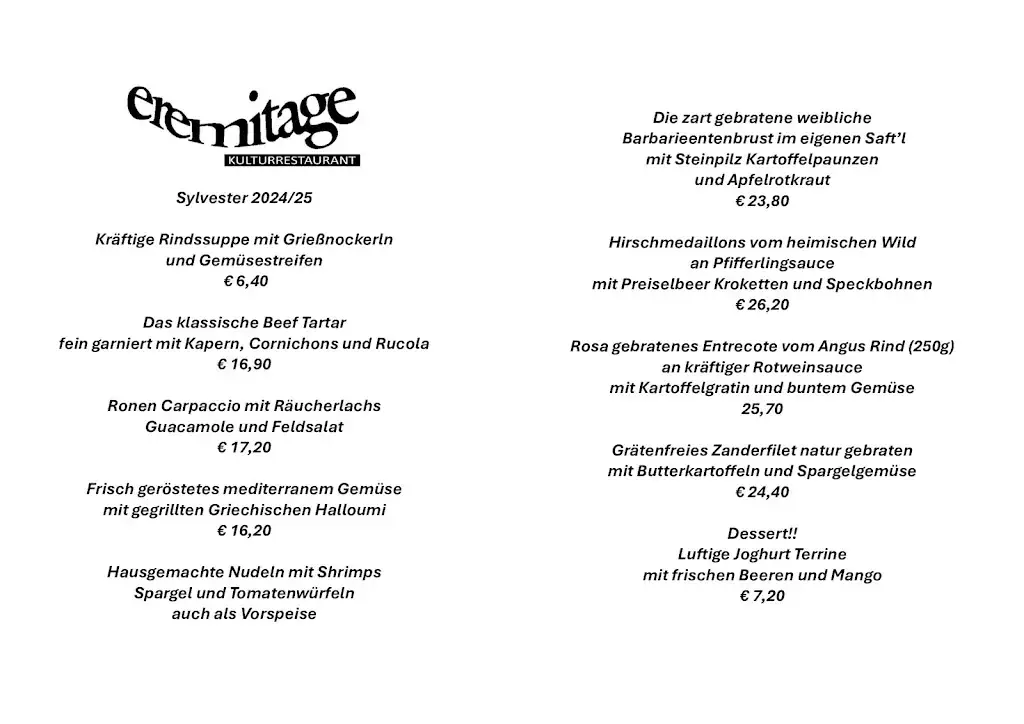 Menu_Kulturrestaurant Eremitage_Gallzein_image_1