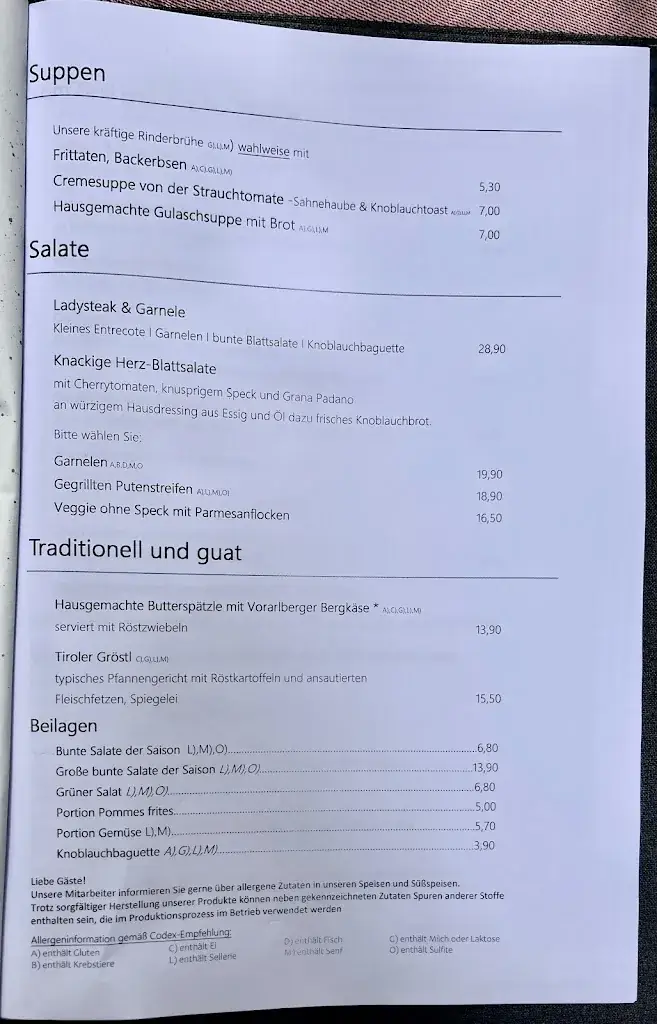Menu_Guesthouse ‘Dorfkrug’_Fulpmes_image_2