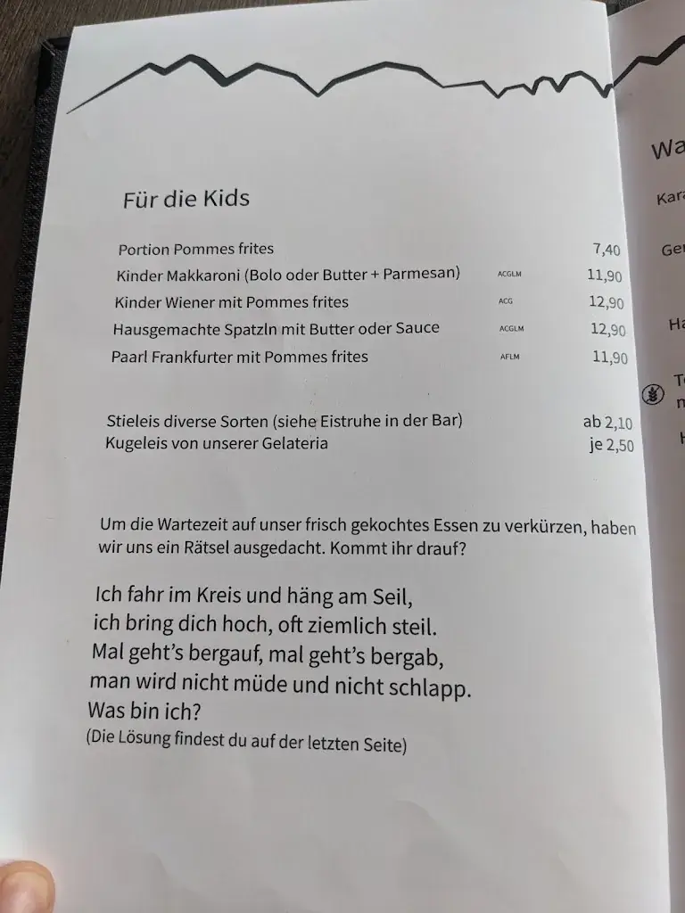 Menu_Panorama Restaurant Kreuzjoch Ges.m.b.H._Fulpmes_immagine_3