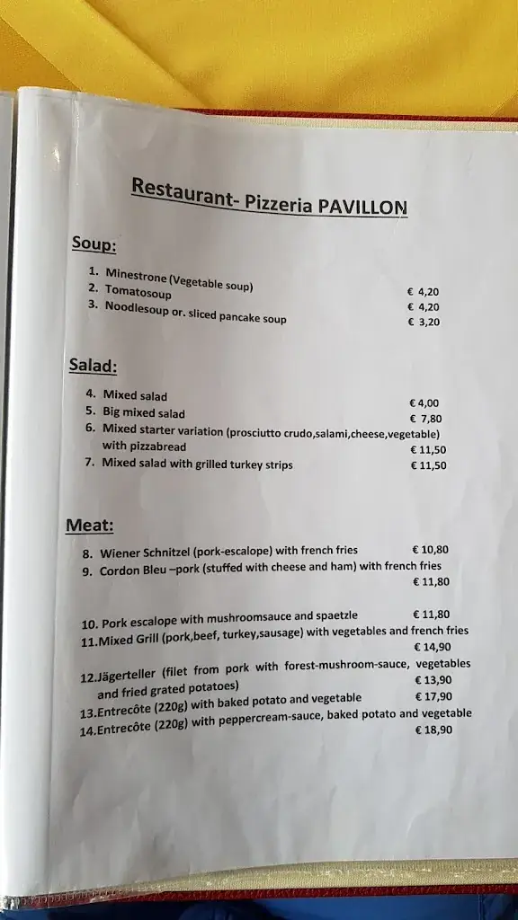 Menu_Ristorante e pizzeria PAVILLON_Fulpmes_image_4