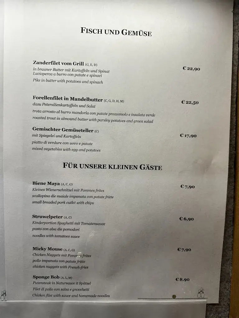 Menu_Restaurant - Kegelbahn s´Kasermandl_Fulpmes_image_2