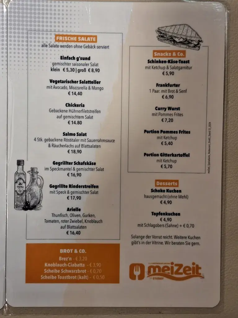 Menu_Sauna-Restaurant & Bistro meiZeit_Fulpmes_image_1