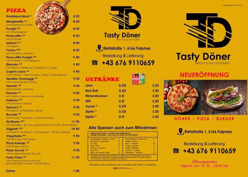 Menu_Tasty Döner - macht Euch schöner_Fulpmes_image_1