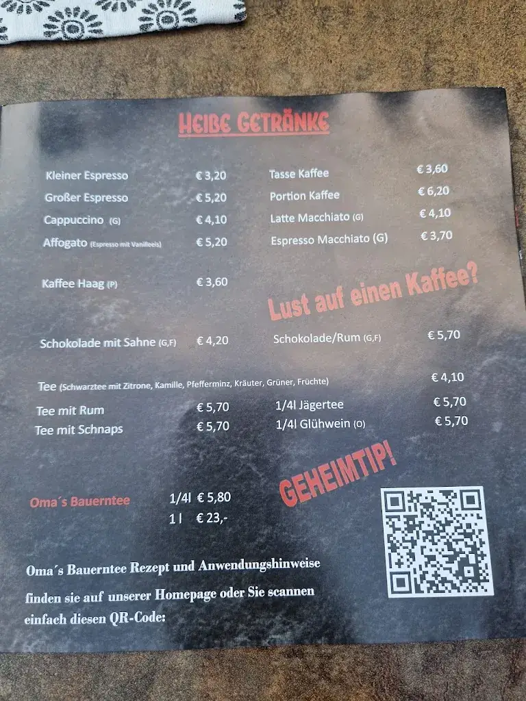 Menu_Alpengasthof Enzianhof_Gerlosberg_immagine_3