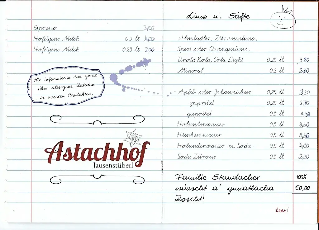 Menu_Jausenstation Astachhof_Gerlosberg_immagine_4