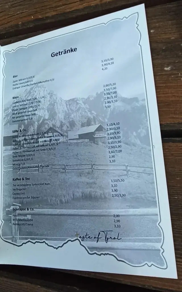 Menu_Walderalm_Gnadenwald_immagine_3