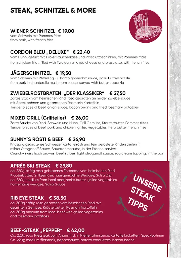 Menu_Sunny´s EssBar&Lounge Gerlos_Gerlos_image_2