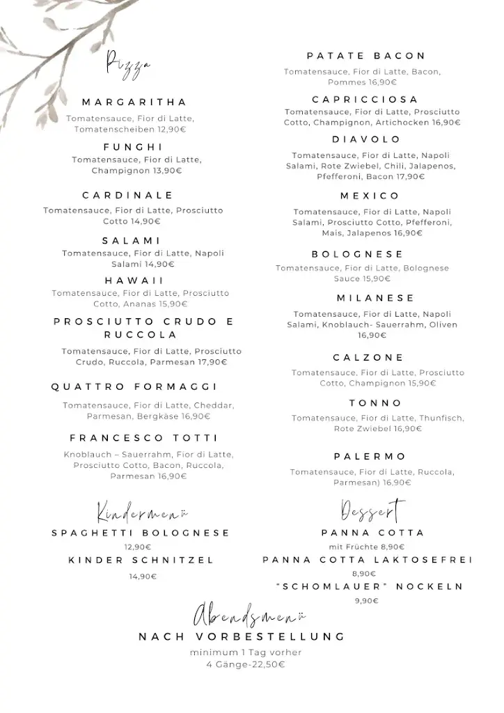Menu_Gasthof Oberwirt Restaurant & Pizzeria_Gerlos_immagine_2