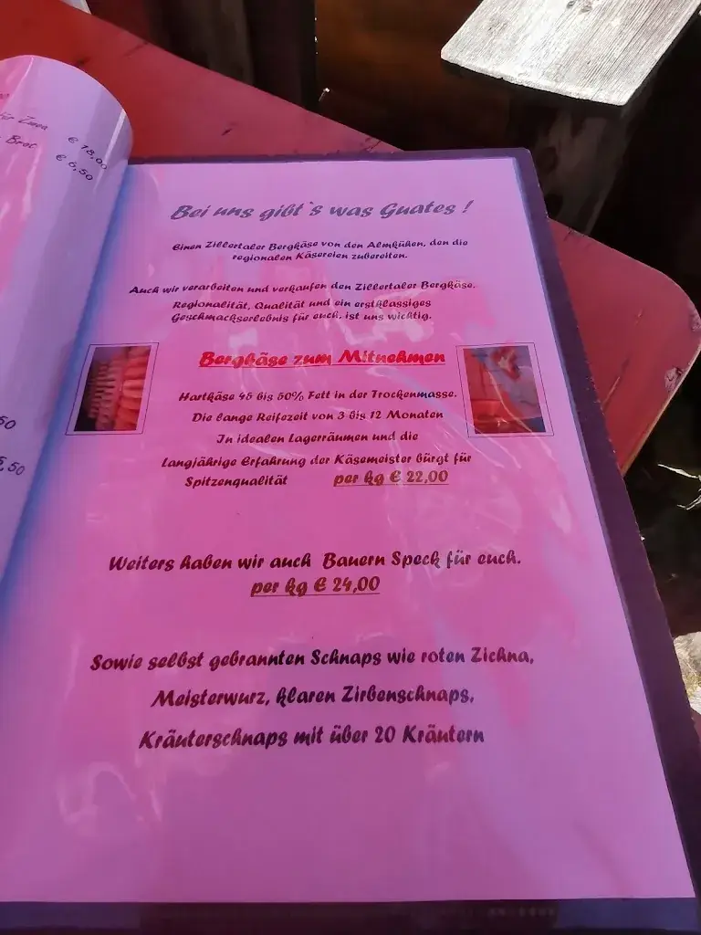 Menu_Jausenstation Schwarzachtal Gerlos_Gerlos_immagine_2