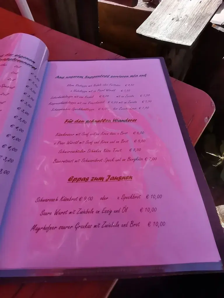 Menu_Jausenstation Schwarzachtal Gerlos_Gerlos_immagine_3