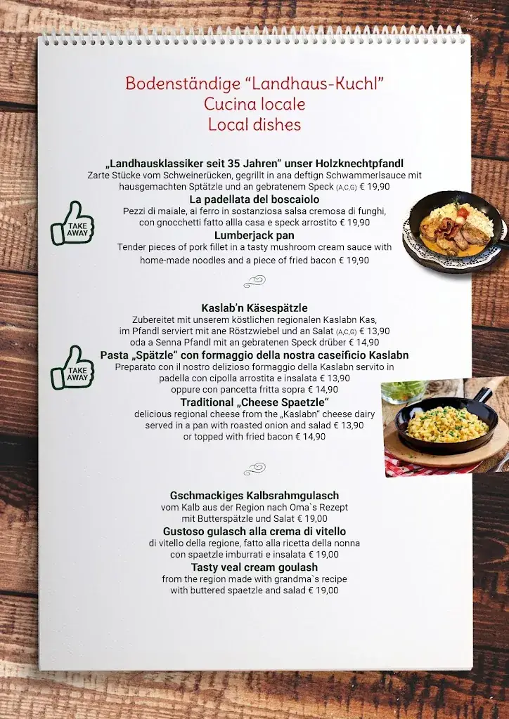 Menu_Restaurant Landhaus-Stüberl_Bad Kleinkirchheim_image_1