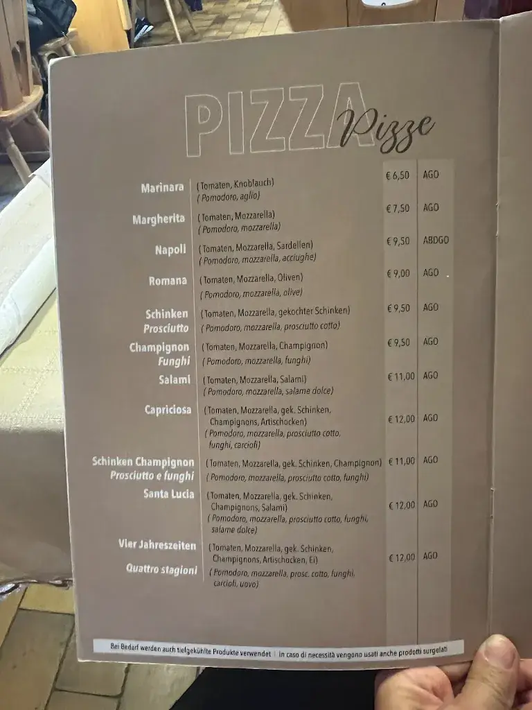 Menu_Bar Pizzeria Restaurant Terminus_Gries am Brenner_image_1