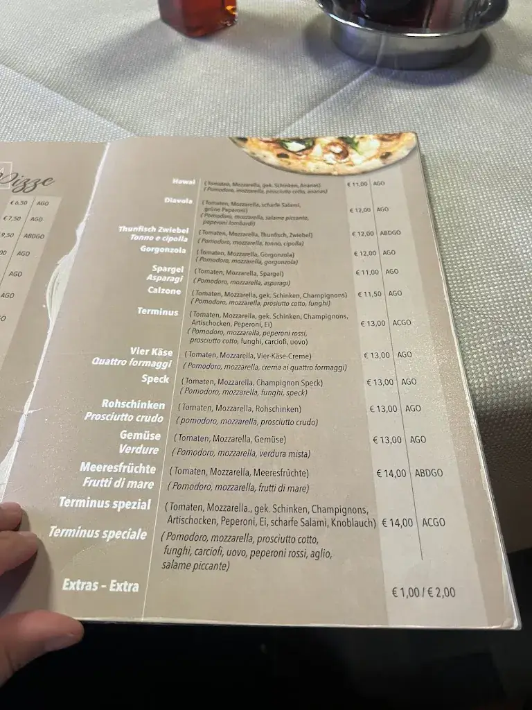 Menu_Bar Pizzeria Restaurant Terminus_Gries am Brenner_image_2