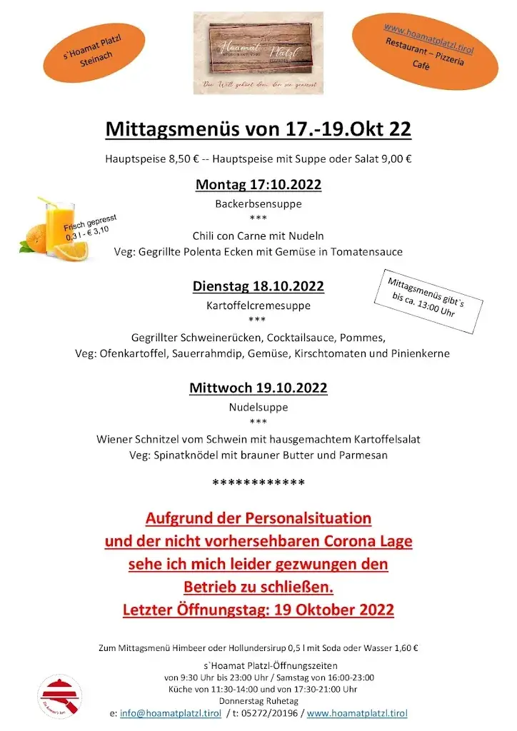 Menu_s`Hoamat Platzl Restaurant-Cafe_Gries am Brenner_image_2