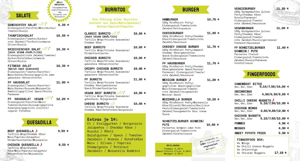 Menu_Food Factory Landeck - Burger Pizza Burritos Vegan Grins_Grins_immagine_1