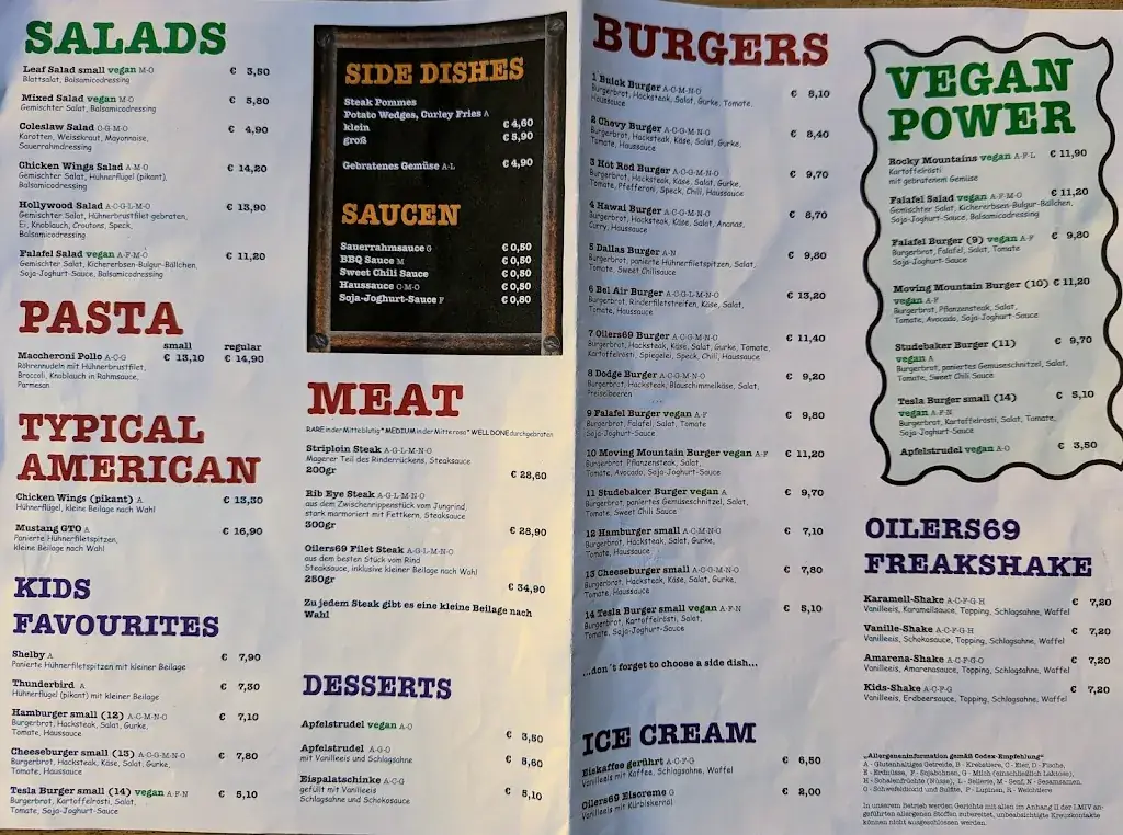 Menu_Oilers69 - American Diner in Haiming in Tirol_Haiming_image_3