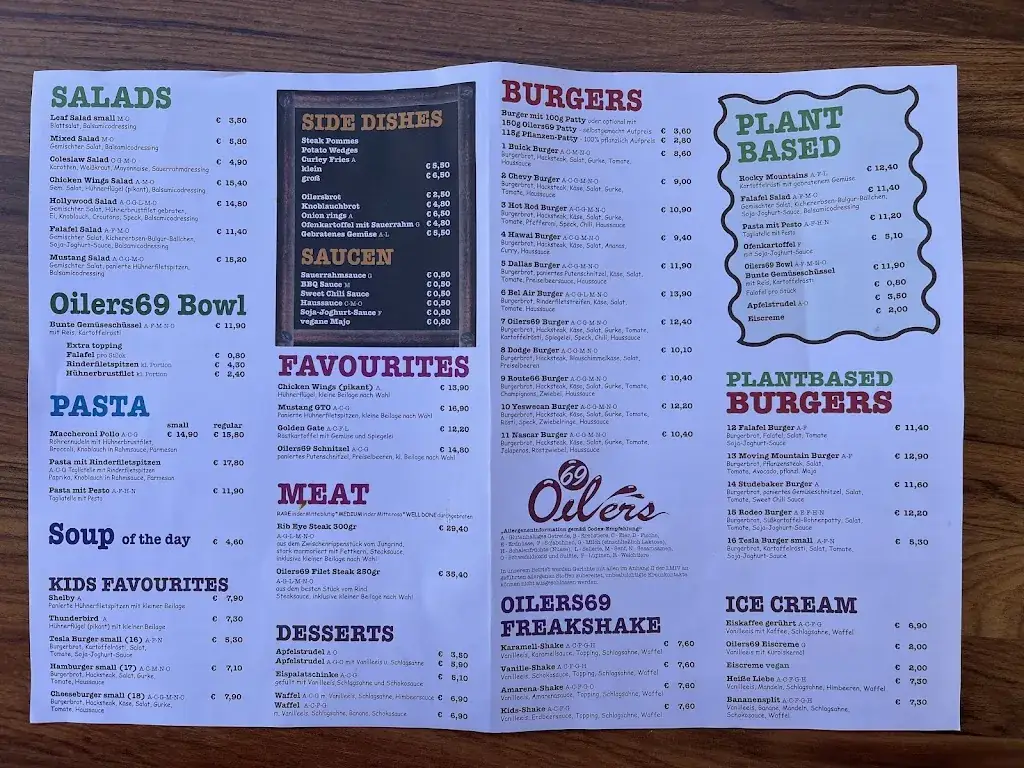 Menu_Oilers69 - American Diner in Haiming in Tirol_Haiming_image_4
