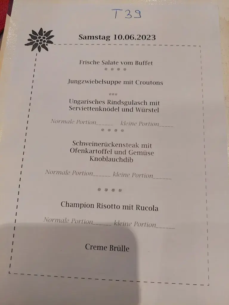 Menu_Hotel & Restaurant Edelweiß_Hochfilzen_image_1