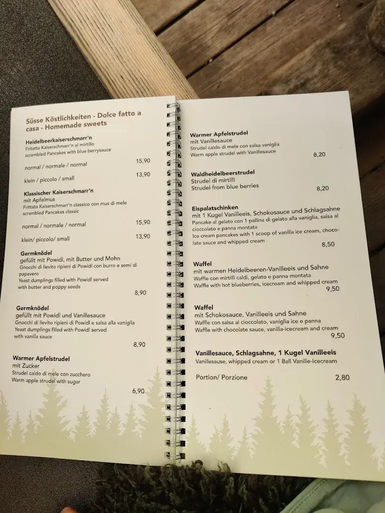 Menu_Waldtratte mountain restaurant_Bad Kleinkirchheim_image_4