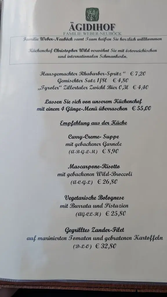 Menu_Landgasthaus Ägidihof_Igls_image_1