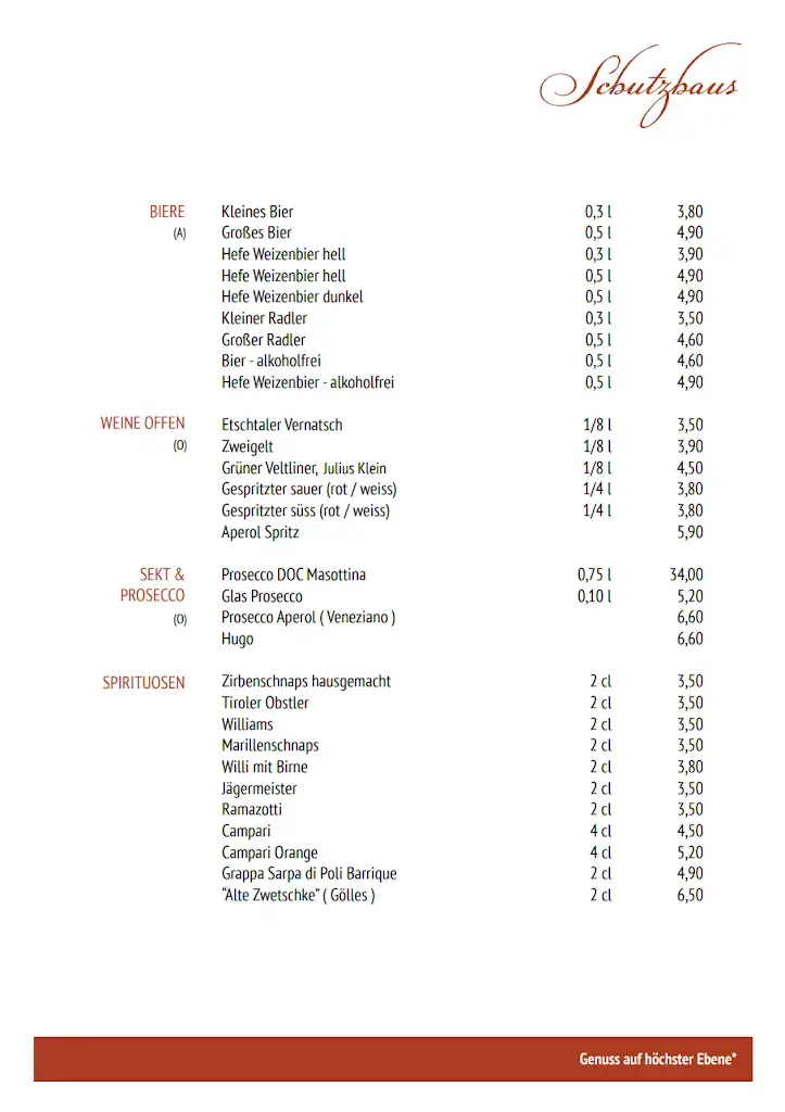 Menu_Schutzhaus Patscherkofel_Igls_image_1