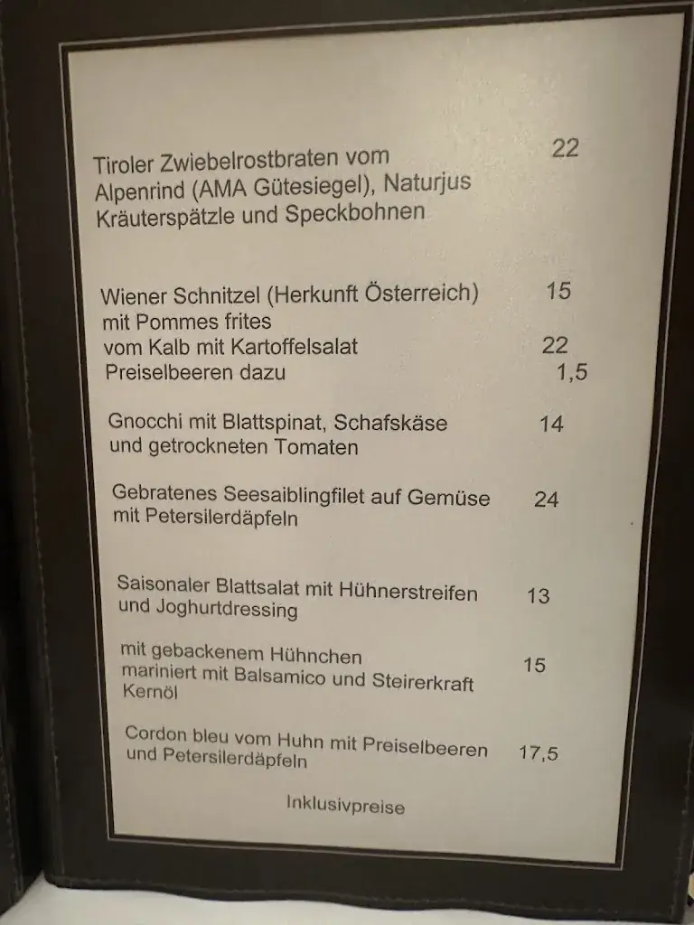Menu_Gasthaus Goldener Löwe_Hall in Tirol_image_1
