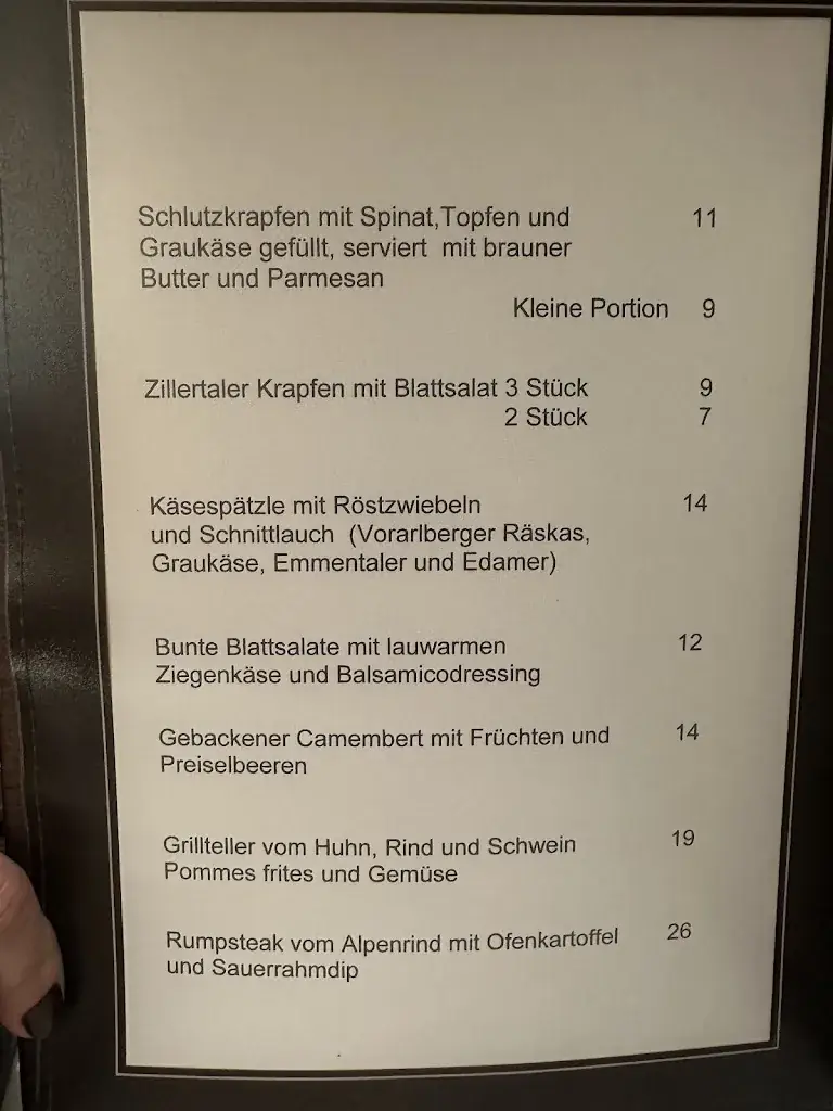 Menu_Gasthaus Goldener Löwe_Hall in Tirol_image_2