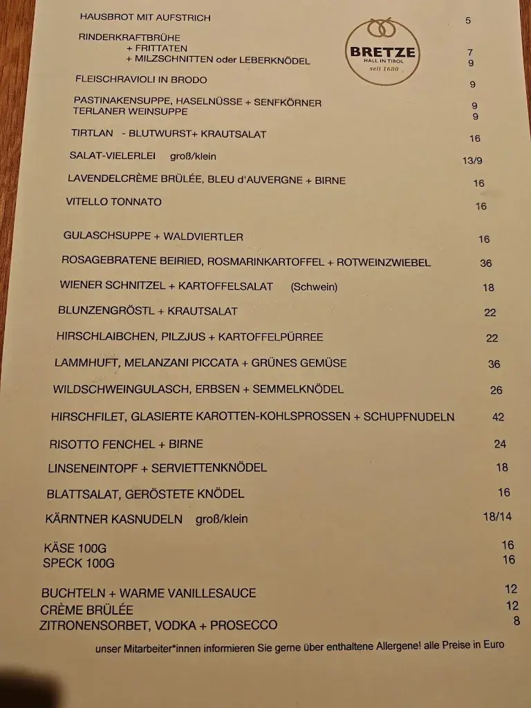 Menu_Bretze & es geht weiter_Hall in Tirol_image_1