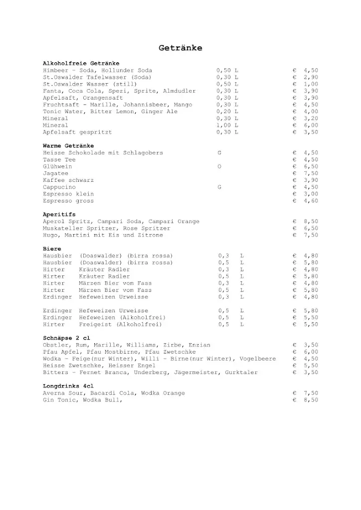 Menu_Gasthof Sportalm_Bad Kleinkirchheim_image_4