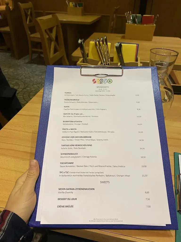 Menu_SECCO Bistro_Hall in Tirol_immagine_3