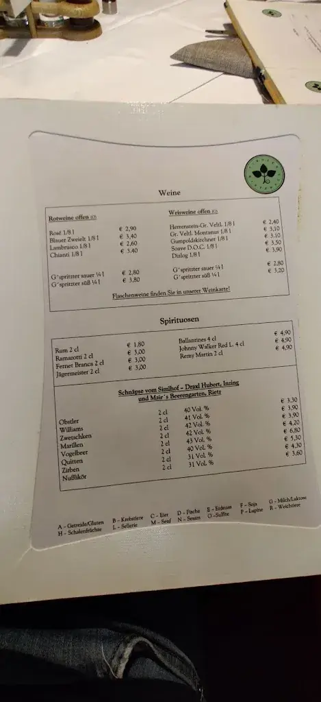 Menu_Gasthof Zum Stollhofer_Inzing_immagine_4