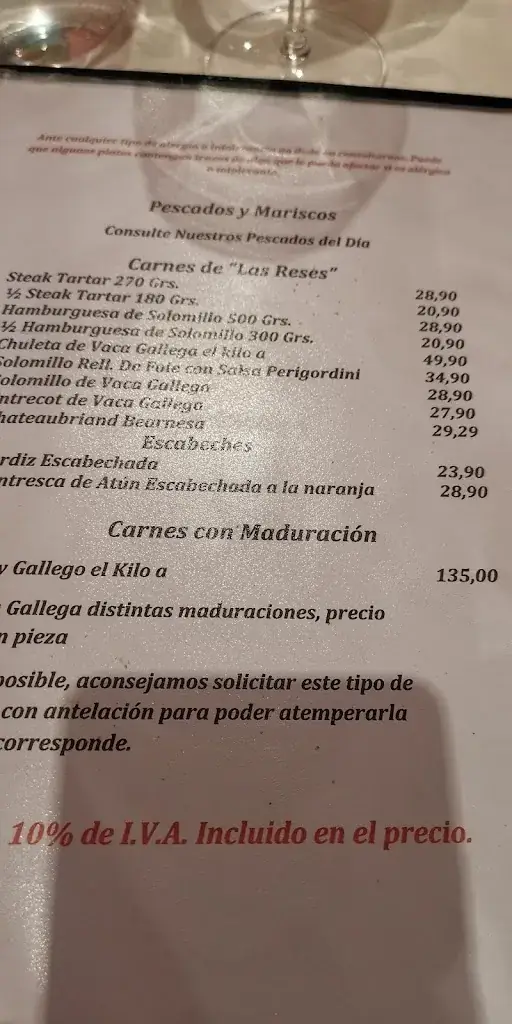 Menu_Las Reses | Restaurante de carne Madrid_Karres_image_2