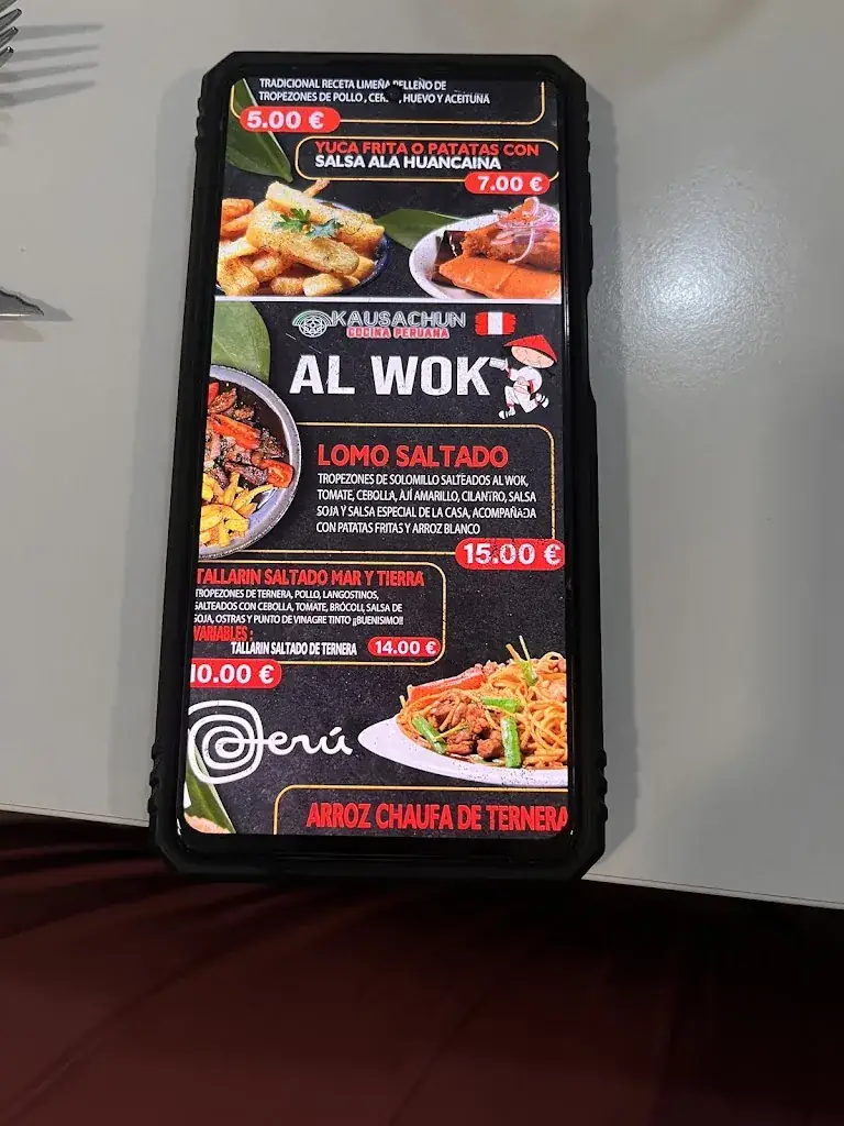 Menu_Bar Restaurante kausachun_Kauns_immagine_2