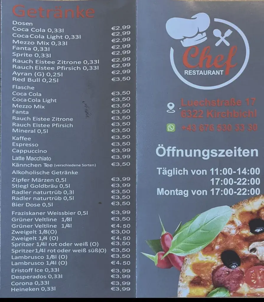 Menu_Chef Restaurant_Kirchbichl_image_3