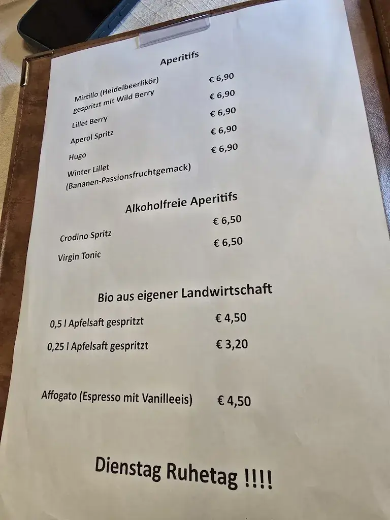 Menu_Gasthof Hirschen - Restaurant & Apartment_Kappl_image_3