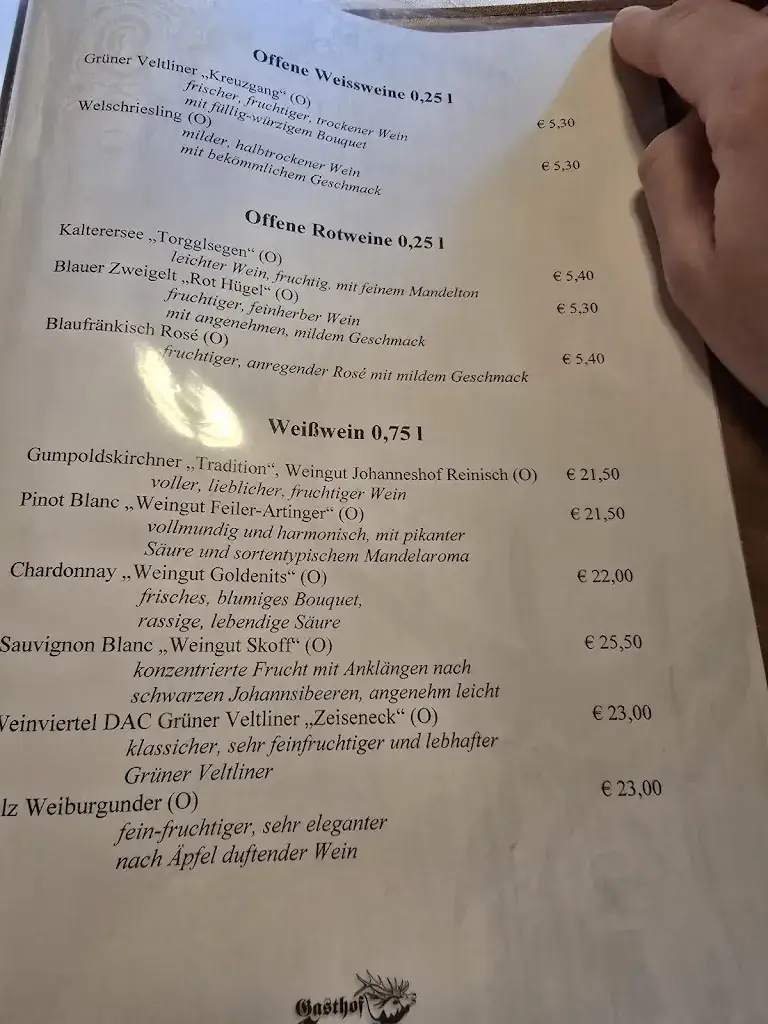 Menu_Gasthof Hirschen - Restaurant & Apartment_Kappl_image_4