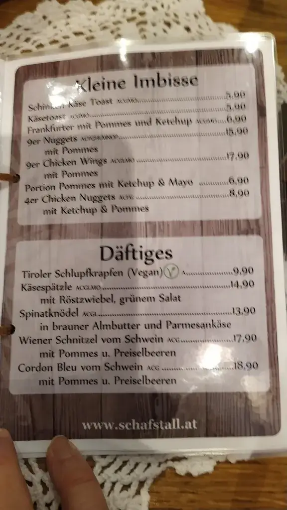 Menu_Landgasthof zum Schafstall_Kappl_image_3