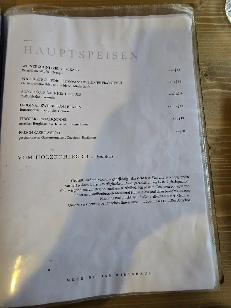 Menu_Mocking - Das Wirtshaus_Kitzbühel_immagine_2