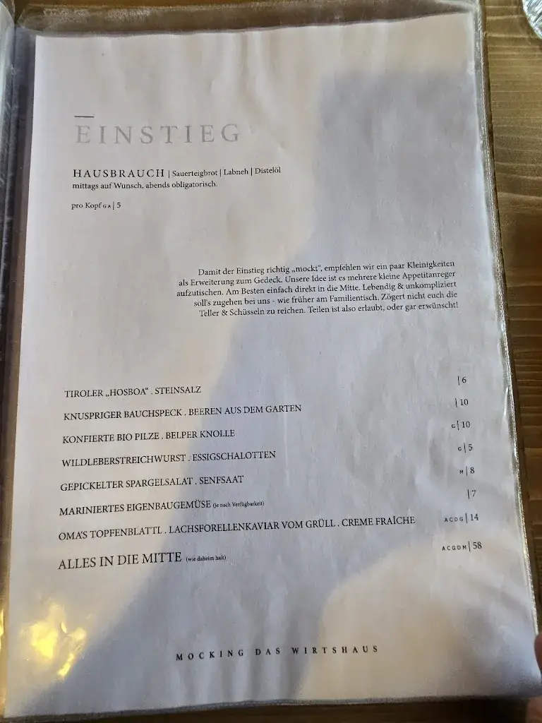 Menu_Mocking - Das Wirtshaus_Kitzbühel_immagine_3